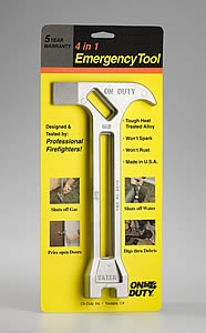 Disasters and Emergencies Fires Hurricanes Rescue Tool Emergency 4 Survival Tools On Duty Emergency Gas Shut Off Tool 4-n-1 Tool for Earthquakes Gas Wrench Gas Turn Off Tool Floods